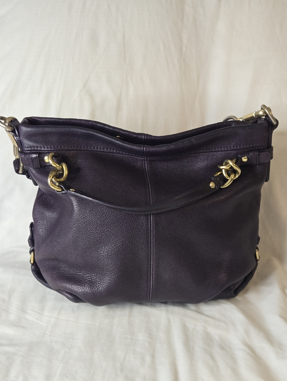 Coach Purple Brooke Hobo 14142